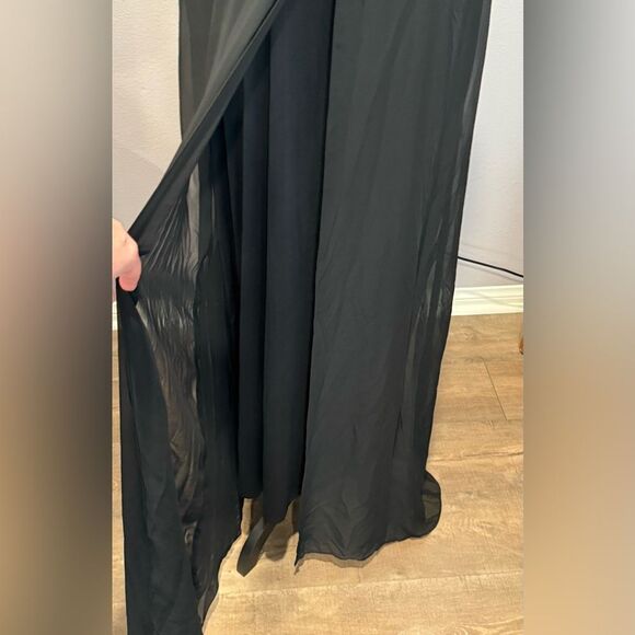 Black XXL JM Collection Maxi Dress With Removable Necklace New with Tags - Picture 3 of 9